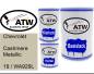 Preview: Chevrolet, Cashmere Metallic, 19 / WA929L: 500ml Lackdose + 500ml Klarlack + 250ml Härter - Set, von ATW Autoteile West.